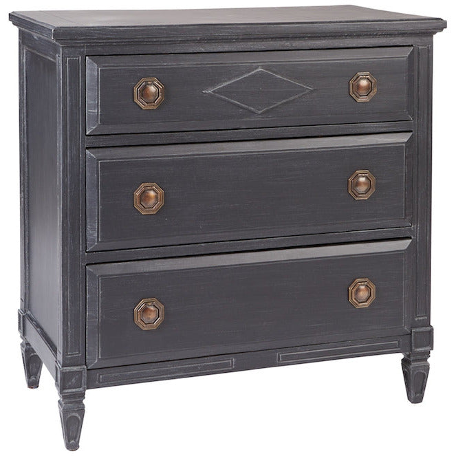 nightstand drawers chest traditional diamond wood painted