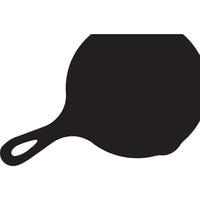 Black & White Skillet Placemat Pad