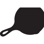 Black & White Skillet Placemat Pad