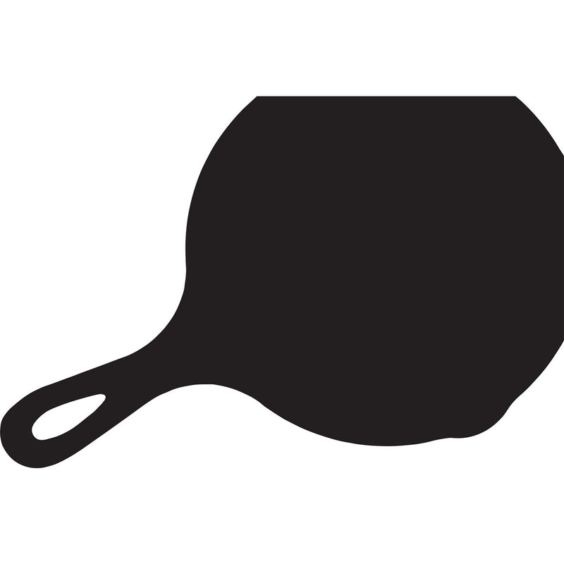 Black & White Skillet Placemat Pad