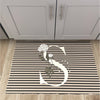 Striped home decor with the letter S