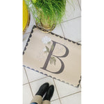 Home decor with the letter B