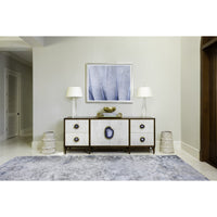 grey blue feathers contemporary silver frame wall art