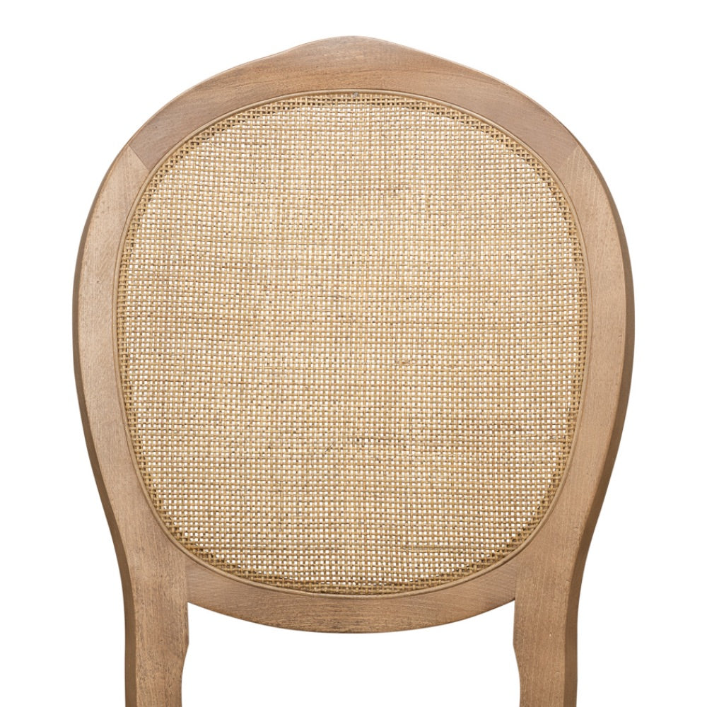 cane back dining chair charcoal fabric seat 