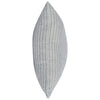 light blue white stripe lumbar pillow