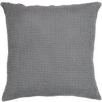 woven grey bedding sham waffle matelasse coverlet cotton