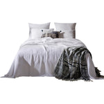 woven white bedding sham waffle matelasse coverlet cotton