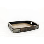 Vino Wine Barrel Oak Tray Square - Boards + Trays for Dinner Parties