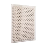woven rope frame ivory