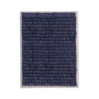navy textured framed art