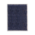 navy textured framed art