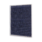 navy textured framed art