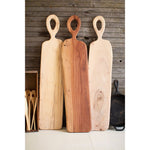 pecan wood charcuterie board natural 