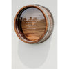 round wine barrel cork display round wall mount cheers