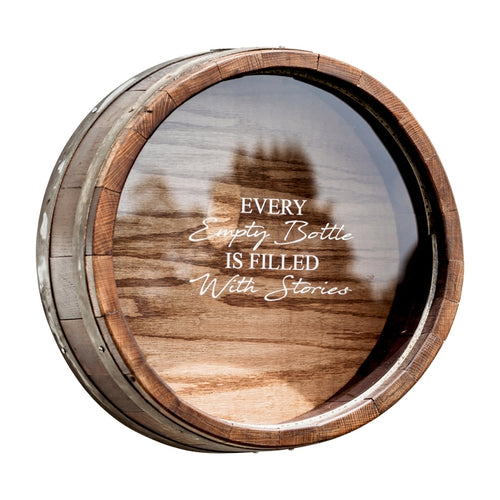 round wine barrel cork display round wall mount every bottle