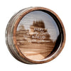 round wine barrel cork display round wall mount every bottle