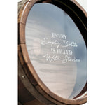 round wine barrel cork display round wall mount every bottle