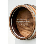 round wine barrel cork display round wall mount wine bottle