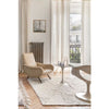 neutral rectangle wool almond lined cotton rug