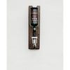 barrel head round wood rustic whiskey dispenser