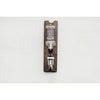 barrel head round wood rustic whiskey dispenser