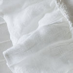 bedding white linen duvet twin queen king sham standard euro king boudoir pillow ruffle