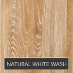 A detailed view of the natural wood grain finish, potentially American white oak, on a Hugo King Headboard by Phillips Scott, with an area designated for customization at the bottom.