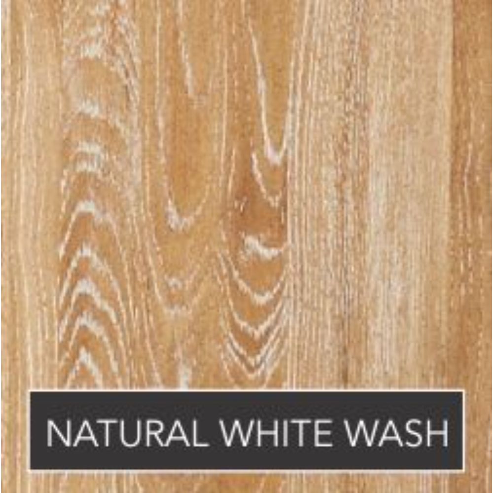 The Phillips Scott Hugo Queen Headboard features a light brown surface with natural wood grain and a pale whitewashed finish.