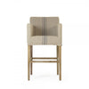 Slipcover Bar Stool - Avignon - Blue Stripe