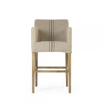 Slipcover Bar Stool - Avignon - Blue Stripe