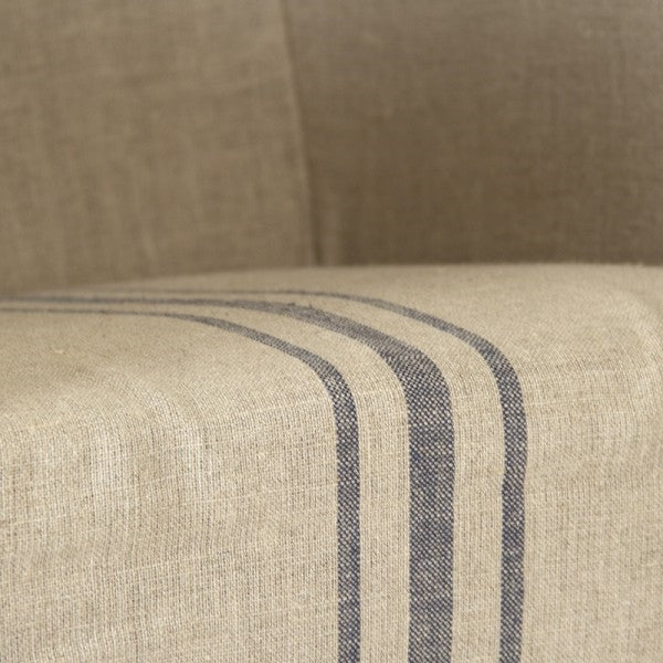 Slipcover Bar Stool - Avignon - Blue Stripe