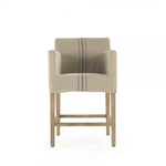 Slipcover Counter Stool - Avignon - Blue Stripe