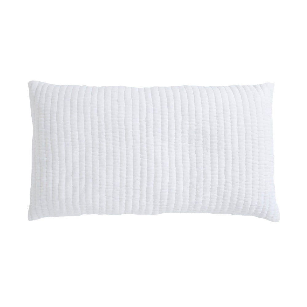white cotton quilt textured 
