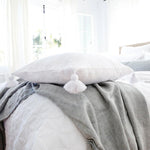 Decorative Pillow - Montauk - Linen - White