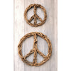 Driftwood Peace Sign - Natural - Large