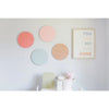 Dry Erase Magnet Board - Tempered Glass - Positively Pink Circle