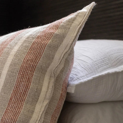 Montecito Terracotta + Natural Pillow